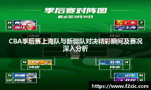 BwinCBA季后赛上海队与新疆队对决精彩瞬间及赛况深入分析